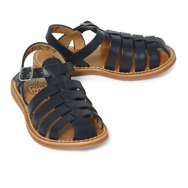 Sandali da spiaggia di papà Stitch | Blu marino