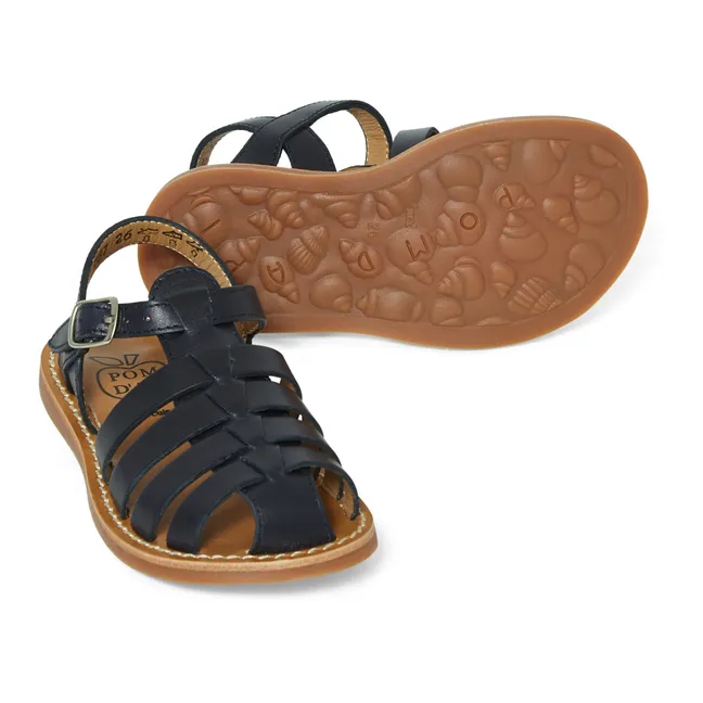 Sandali da spiaggia di papà Stitch | Blu marino