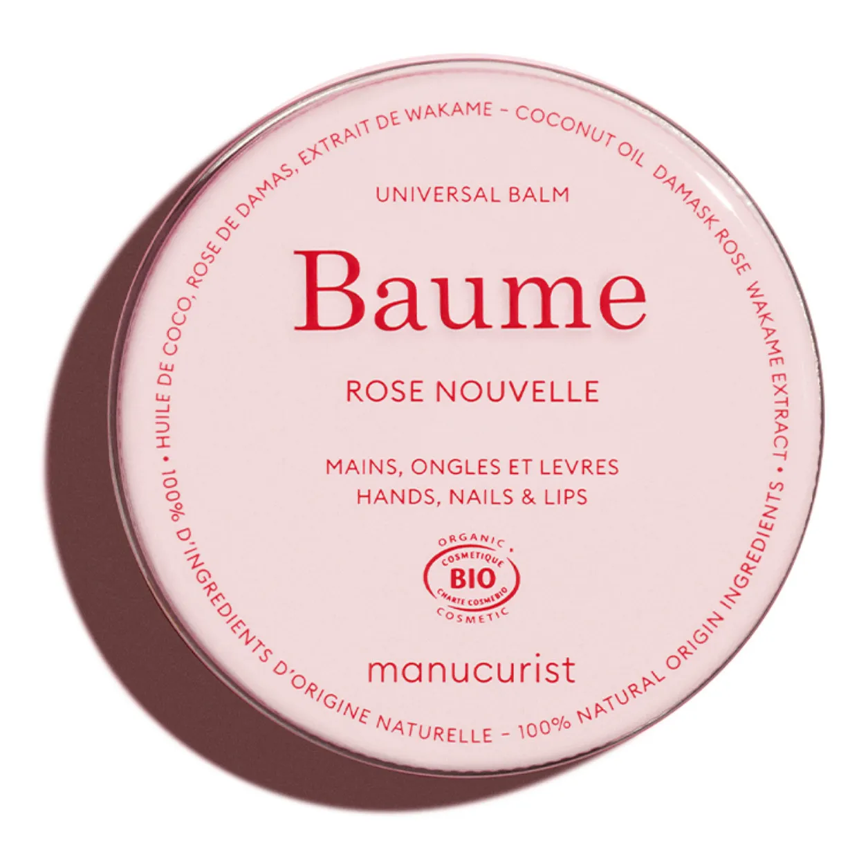 Manucurist Untinted Rose Nouvelle Nourishing Hand, Nail & Lip Balm