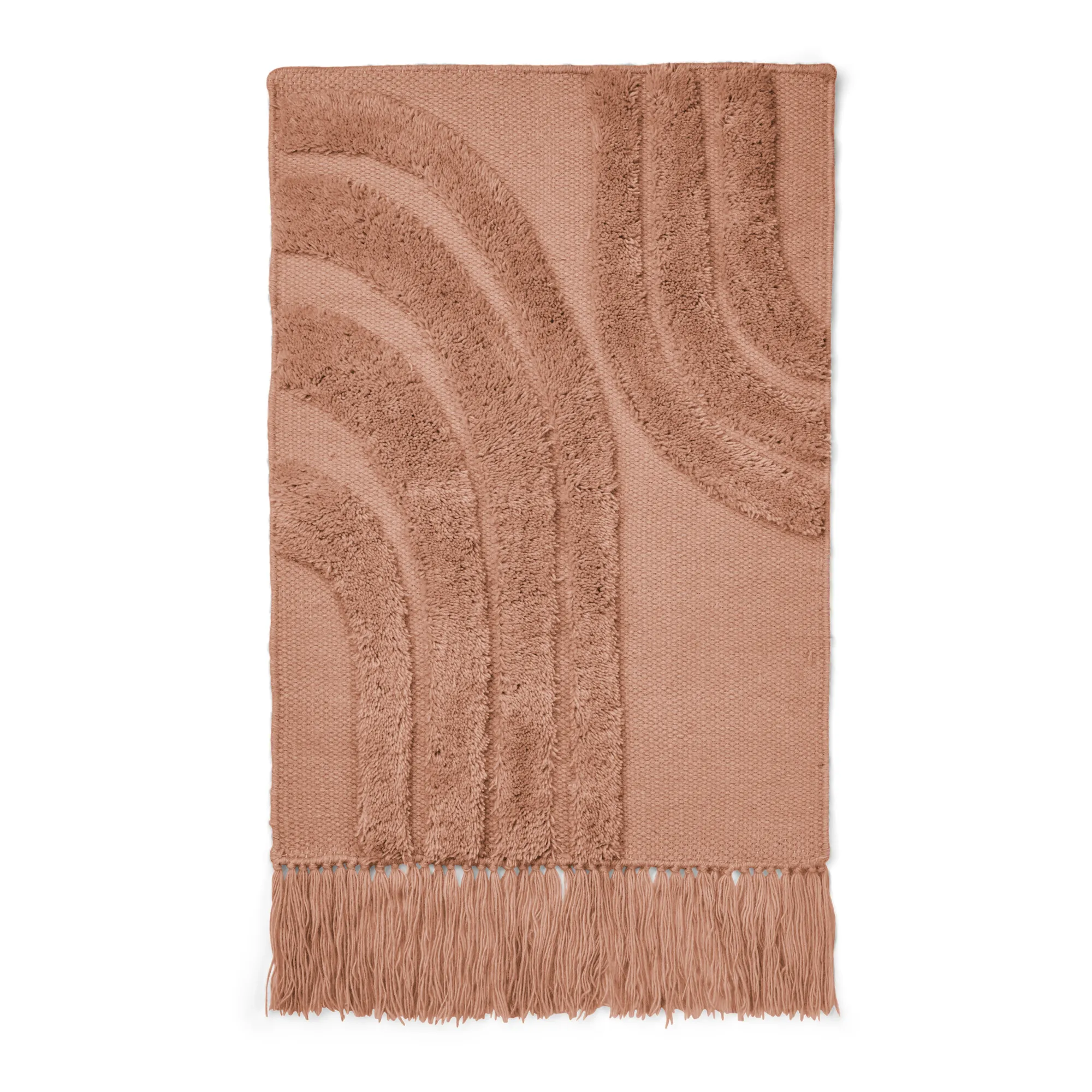 Liewood Pink Valencia Wool And Cotton Wall Rug