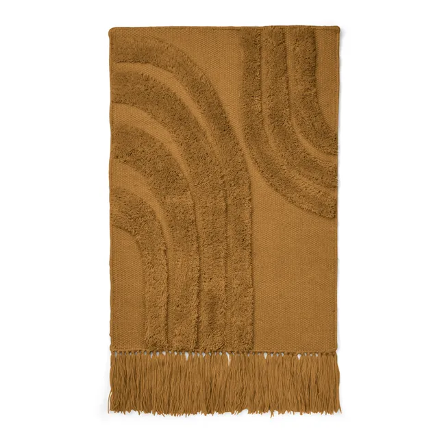 Valencia Wool and Cotton Wall Rug | Caramel