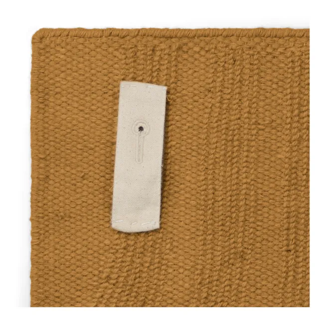 Valencia Wool and Cotton Wall Rug | Caramel