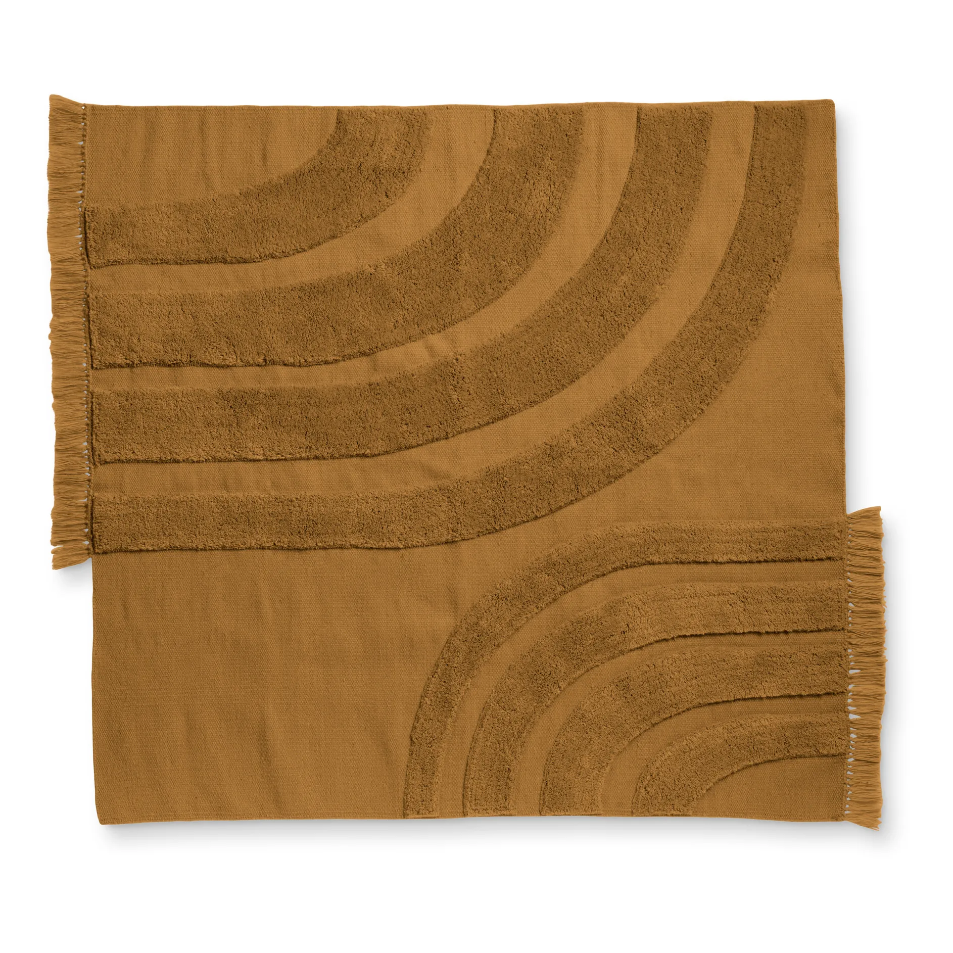 Liewood Caramel Valery Wool And Cotton Rug