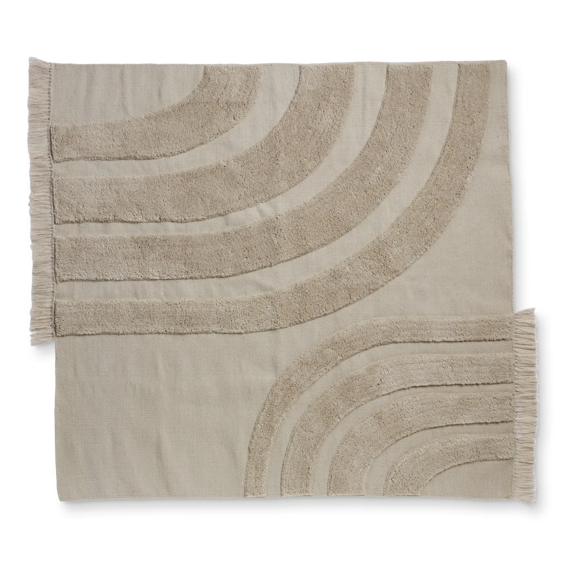 Liewood Sand Valery Wool And Cotton Rug