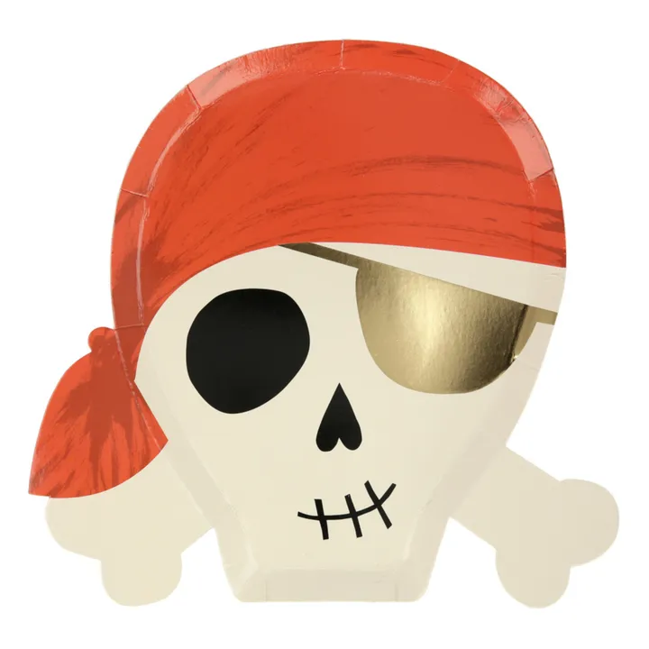 Platos de cartón Piratas - Set de 8- Imagen del producto n°7