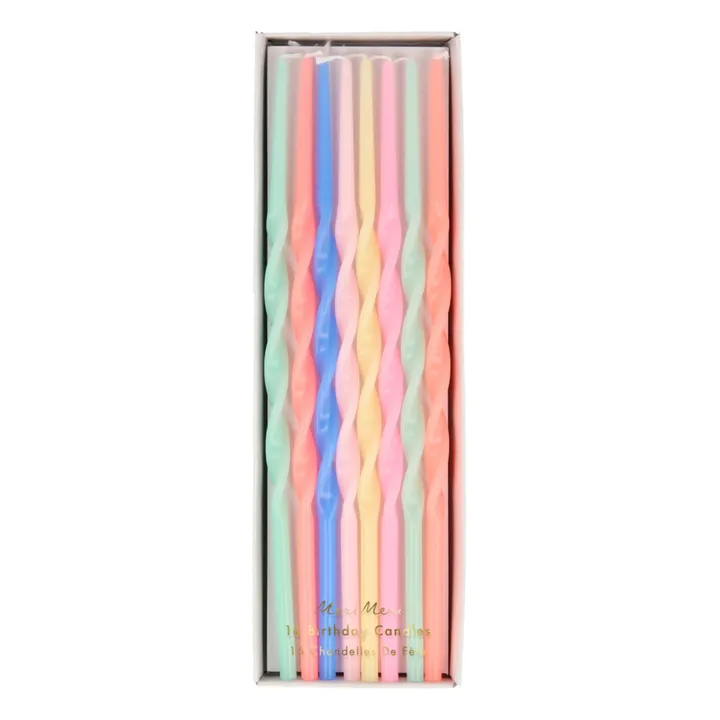 Twisted Candles - Set of 16- Product image n°0