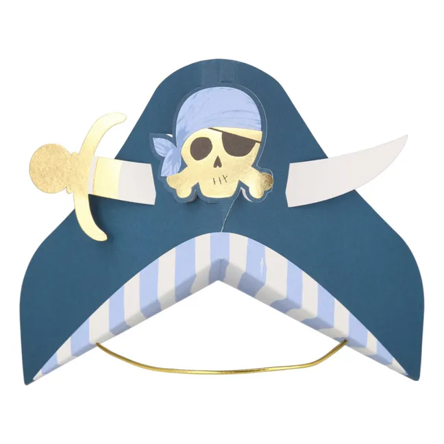 Pirate Party Hats - Set of 8