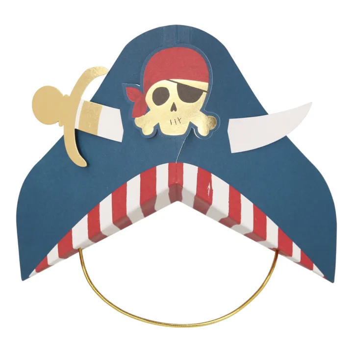 Chapeaux de fête Pirates - Set de 8- Image produit n°5