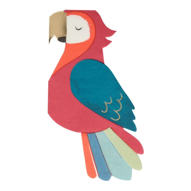 Parrot Paper Napkins - Set of 16