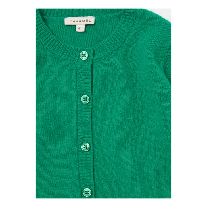 Cardigan Sutera, in lana merino | Verde- Immagine del prodotto n°1