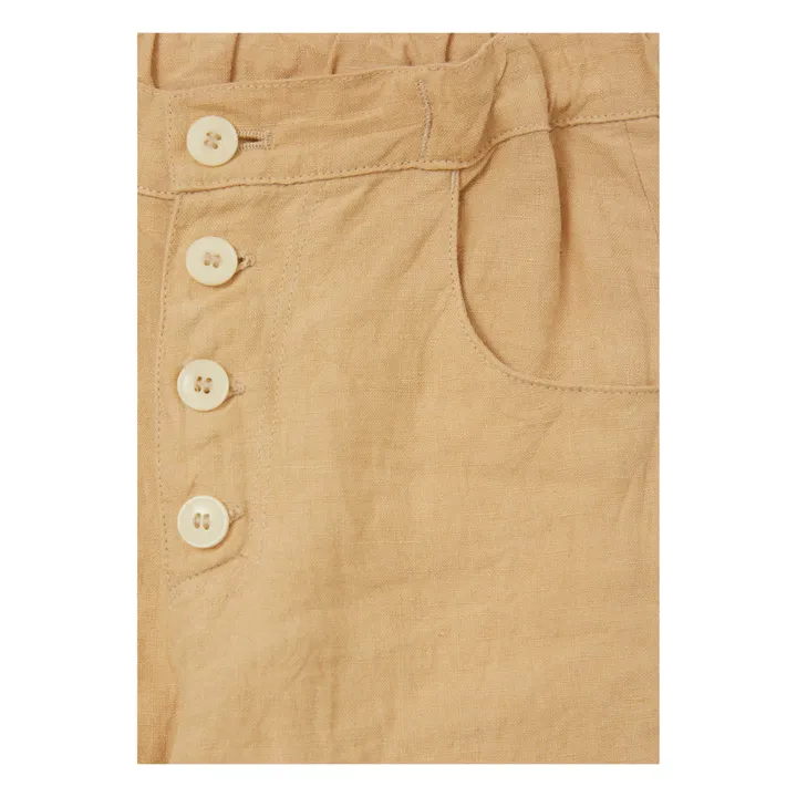 Pantalon Lin Erodium | Beige- Image produit n°1