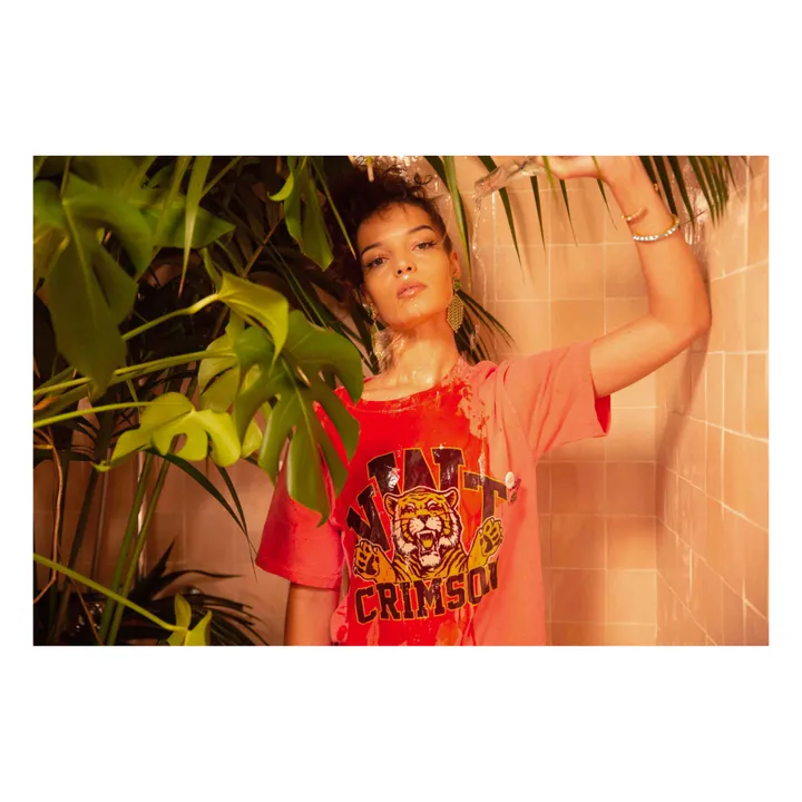 Crimson T-Shirt | Rosa- Produktbild Nr. 3