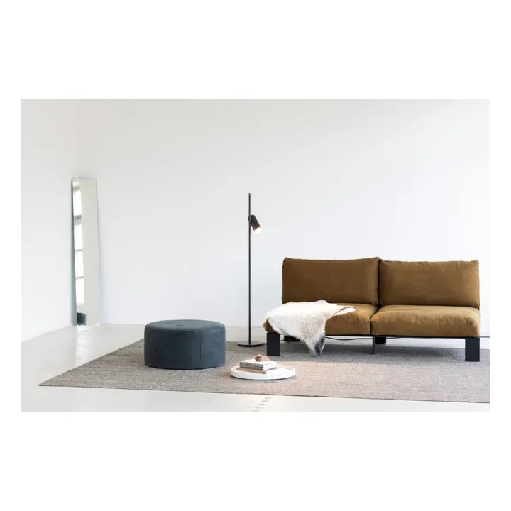 2-Seater Linen Sofa | Mustard- Product image n°2