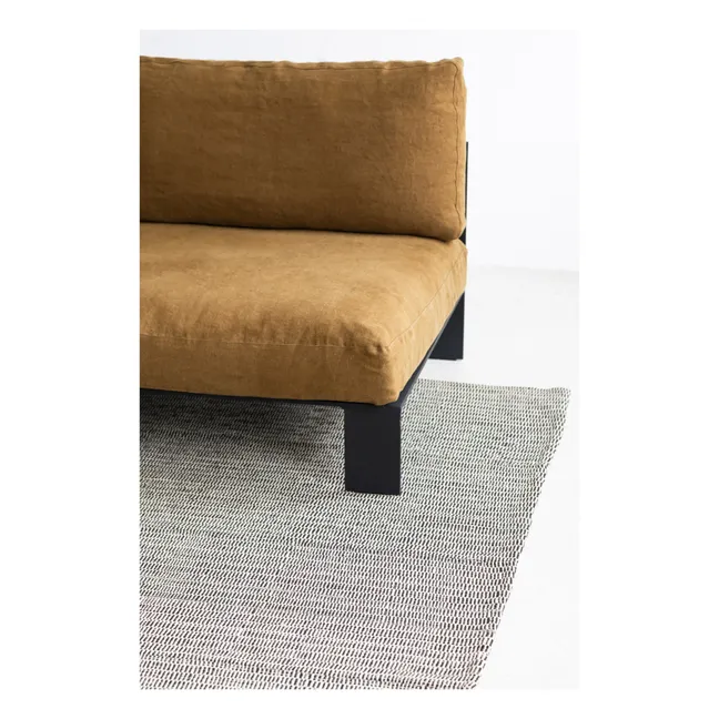 2-Seater Linen Sofa | Mustard