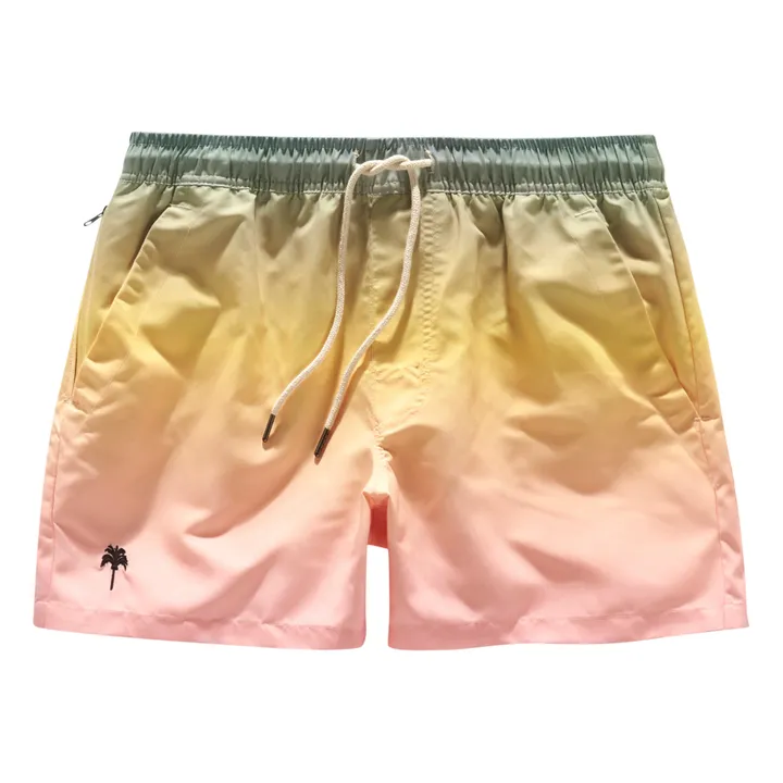 Tie-Dye Swim Trunks - Men’s Collection  | Yellow- Product image n°0