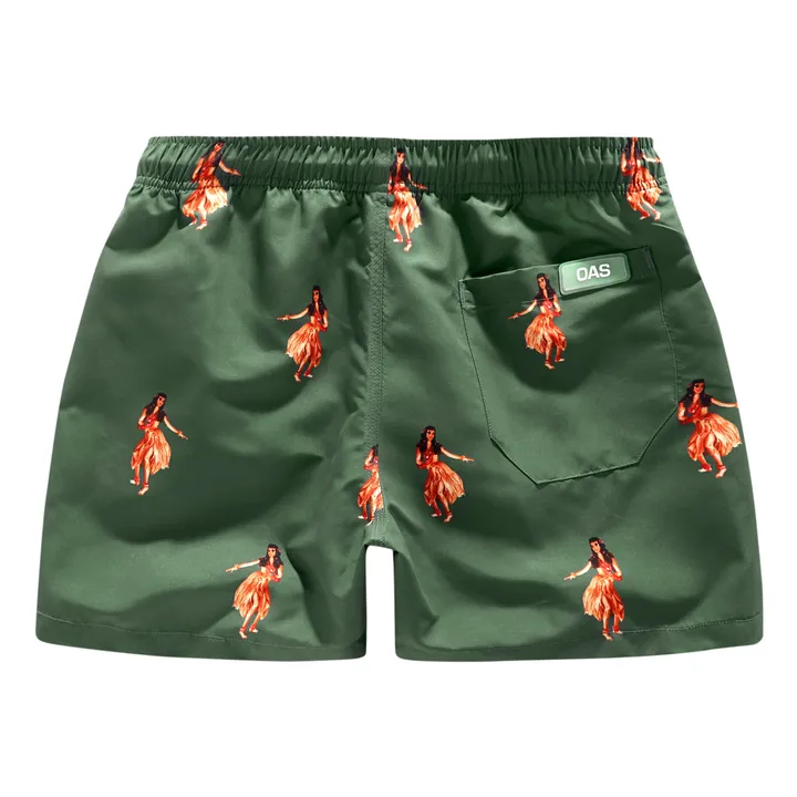 Pantaloncini da bagno Honolulu - collezione uomo  | Verde militare- Immagine del prodotto n°1