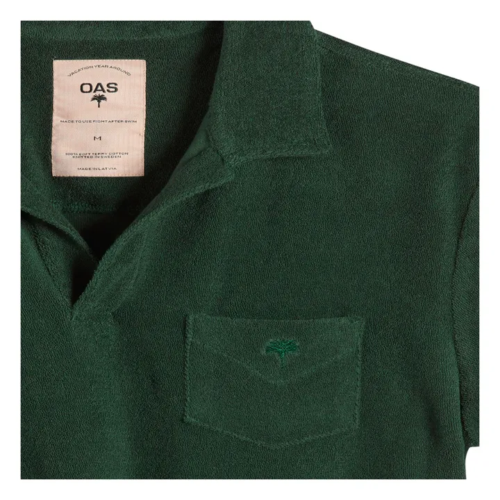 Poloshirt Frottee - Herrenkollektion  | Chromgrün- Produktbild Nr. 1