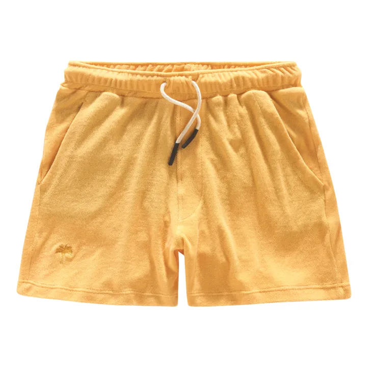 Pantalones cortos de rizo - Colección masculina  | Albaricoque- Imagen del producto n°0