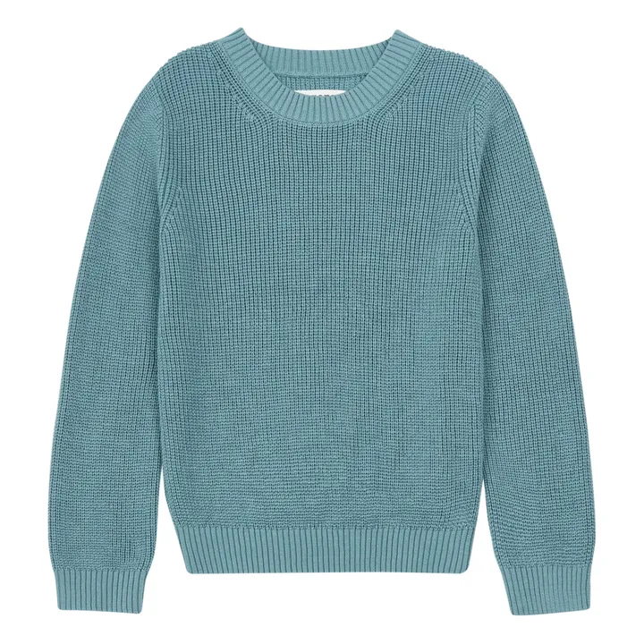 Jersey de algodón orgánico | Azul Claro- Imagen del producto n°0