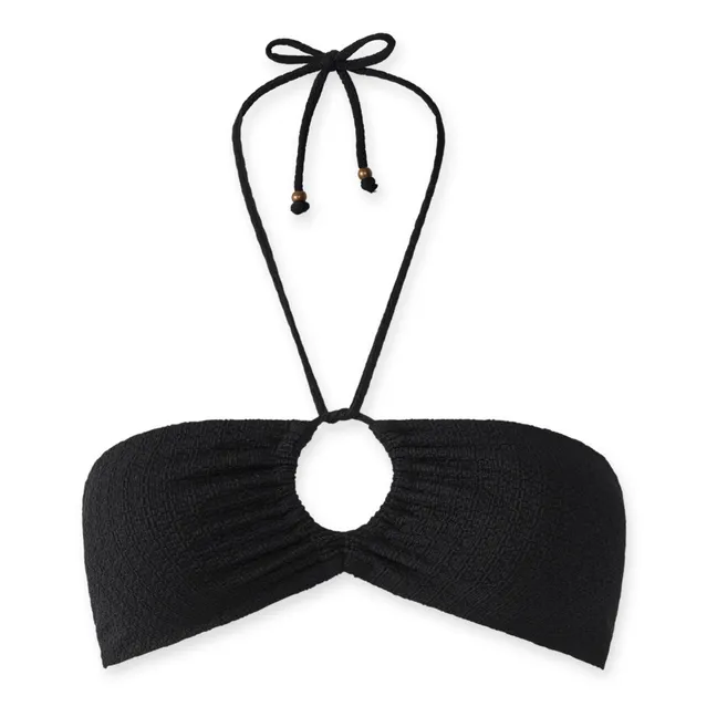 Rosalind Bikini Top | Black