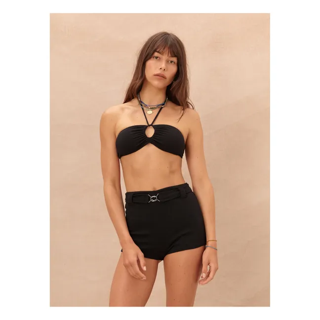 Rosalind Bikini Top | Black