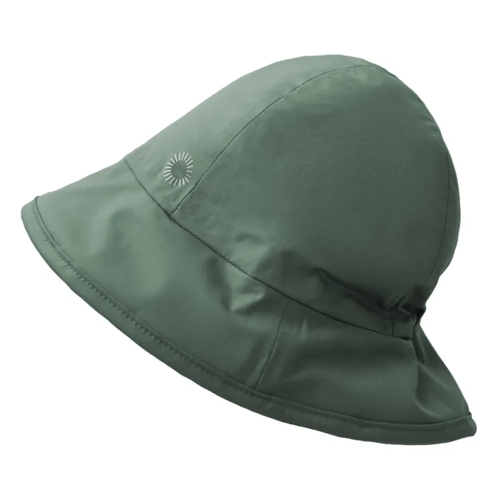 Sombrero reciclado impermeable | Azul verde- Imagen del producto n°0