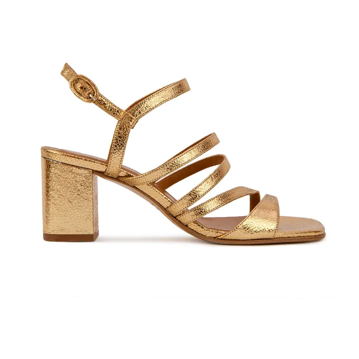 N°653 Sandals | Gold- Product image n°0