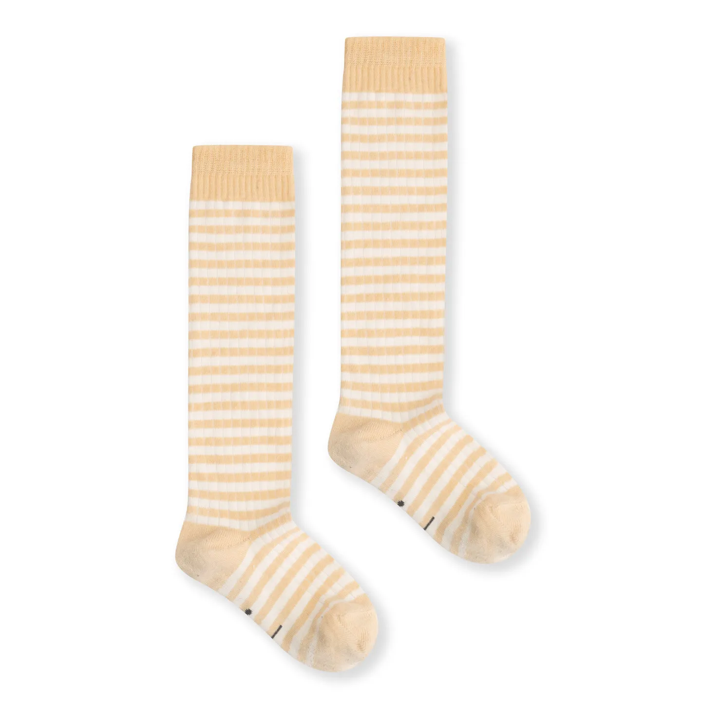 Gray Label Apricot Organic Cotton Striped Long Socks