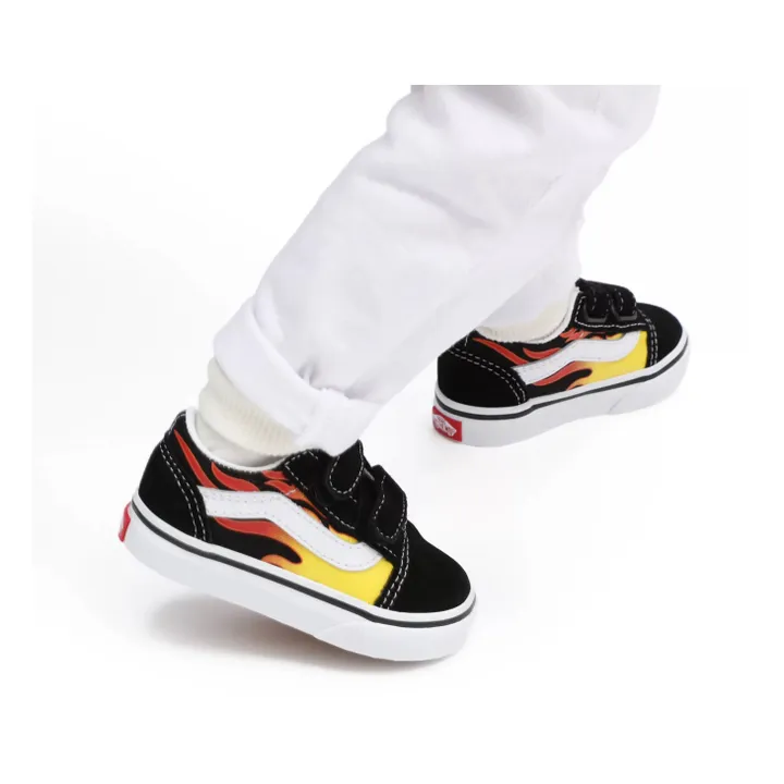 Sneakers, con strap, motivo fiamma, Old Skool  | Nero- Immagine del prodotto n°1