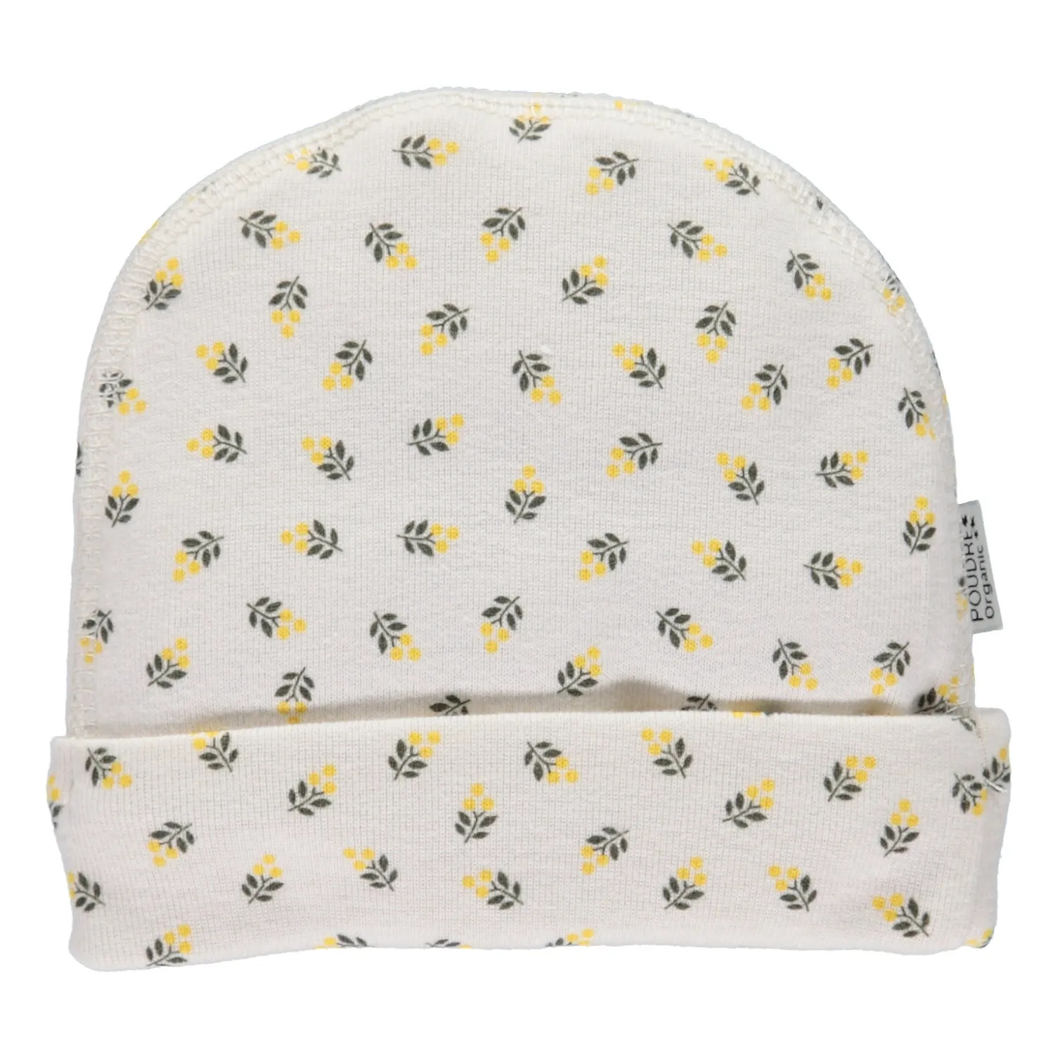Poudre Organic Beige Litchi Organic Cotton Ribbed Beanie