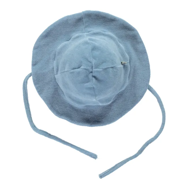 Peony Terry Cloth Hat | Blue