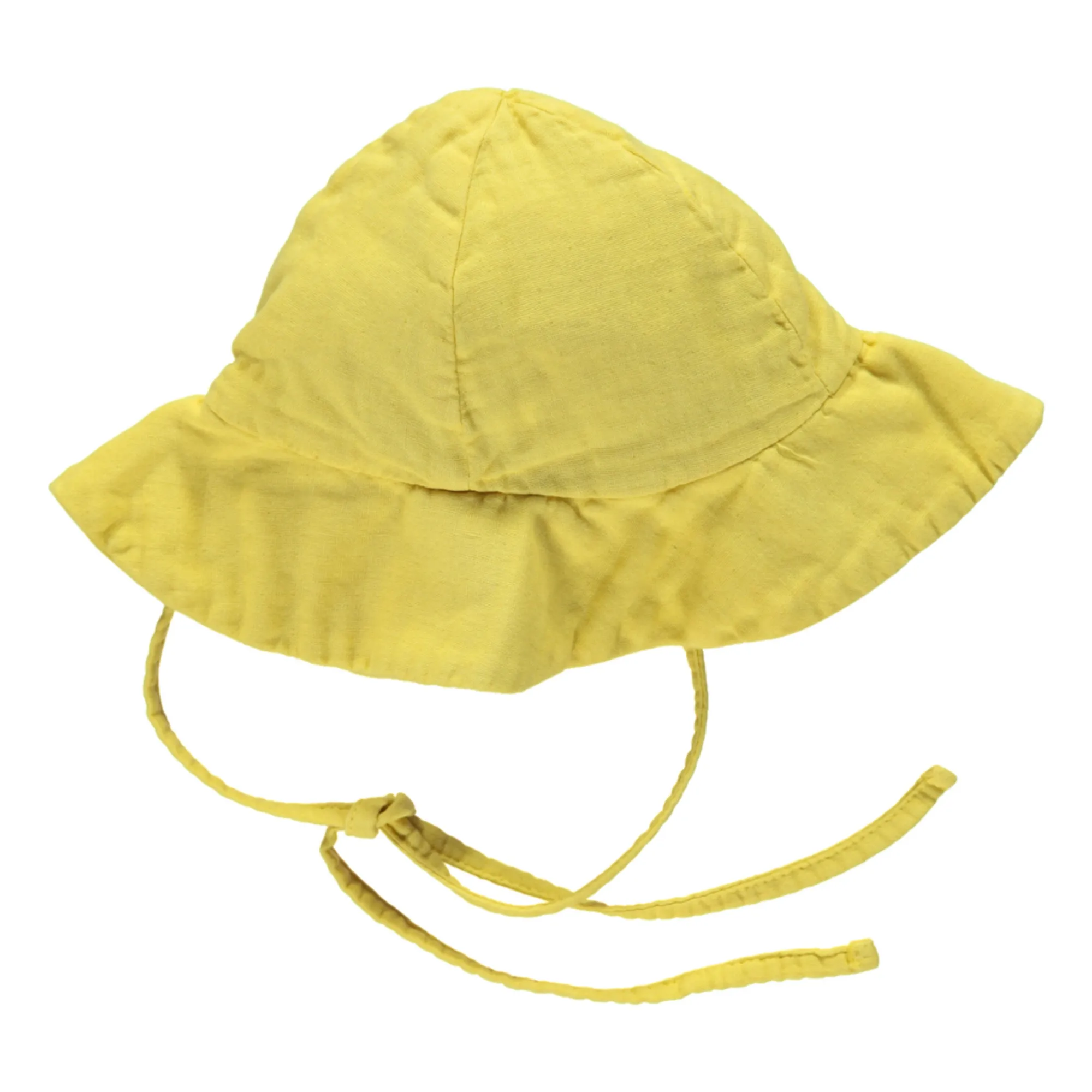 Poudre Organic Yellow Peony Double Cotton Muslin Hat