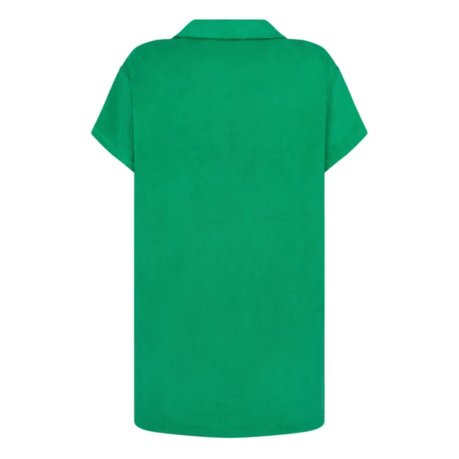 Kleid Polo Terry | Grün