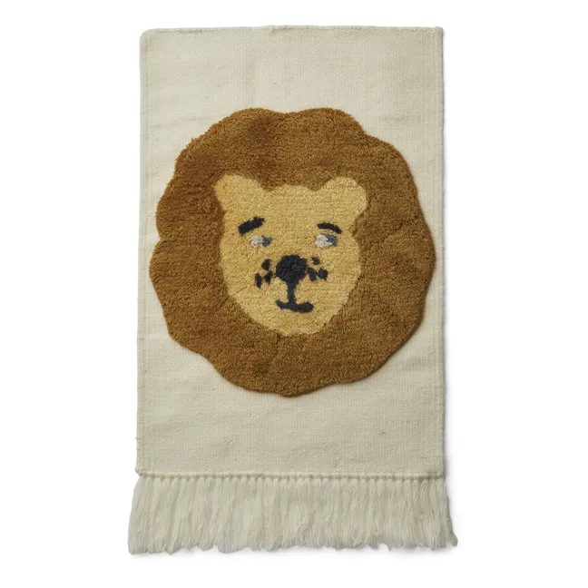 Gera Wool and Cotton Wall Rug | Caramel