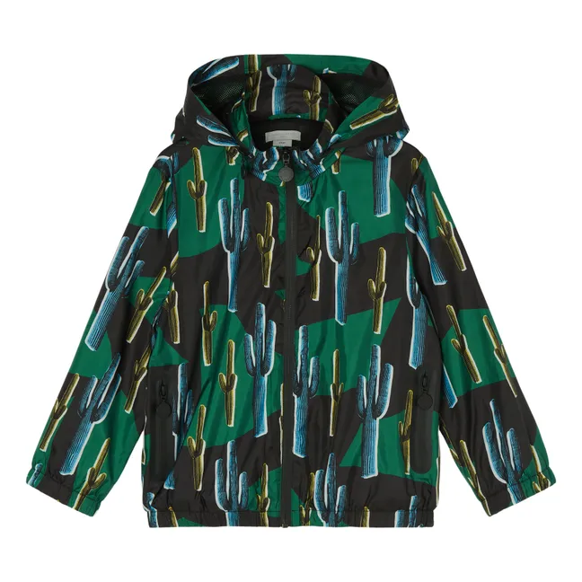 Recycled Polyester Camo Jacket | Green