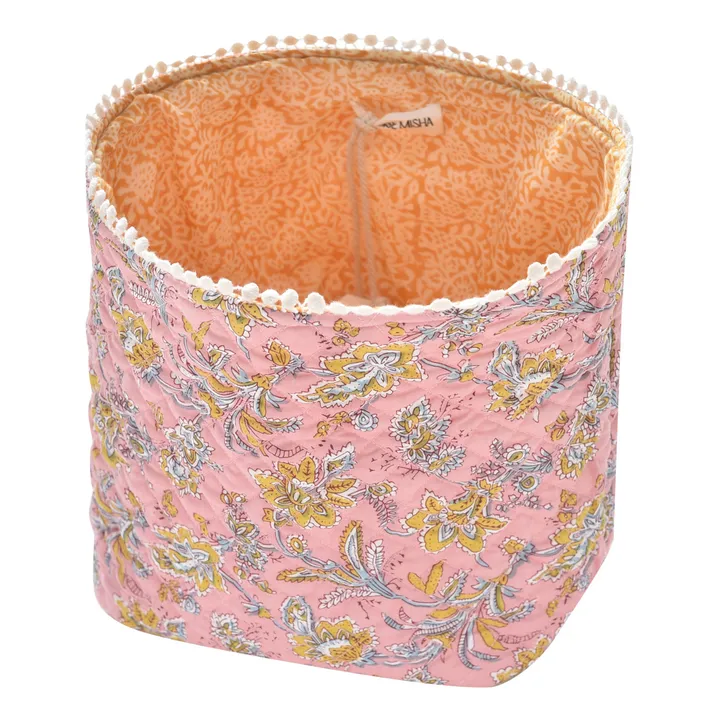 Milas Organic Cotton Basket | Dusty Pink- Product image n°1