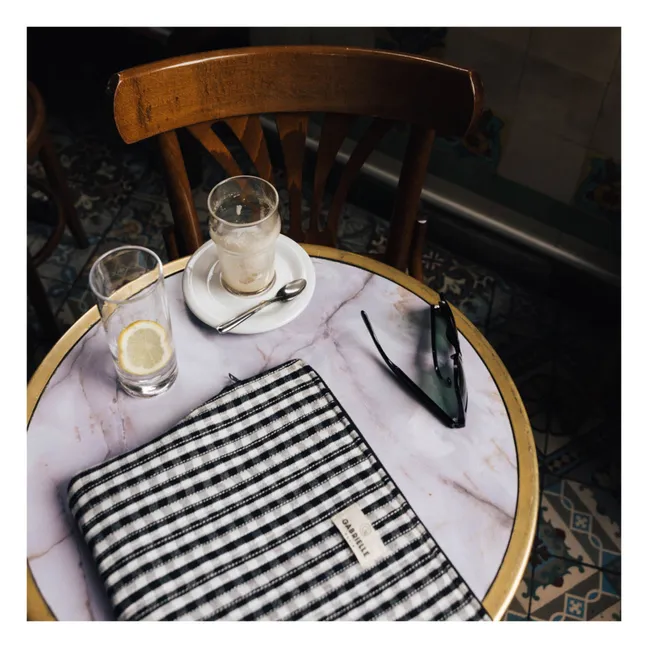 Funda de ordenador Vichy | Negro