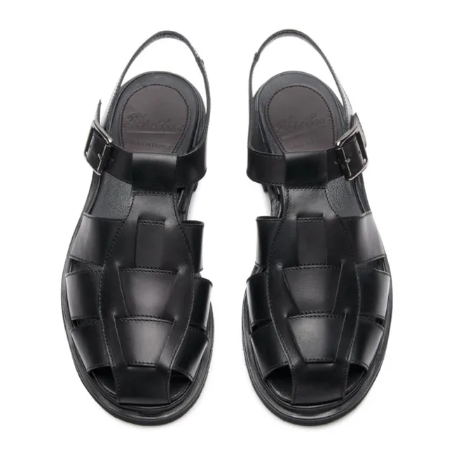 Iberis Smooth Sandals | Black
