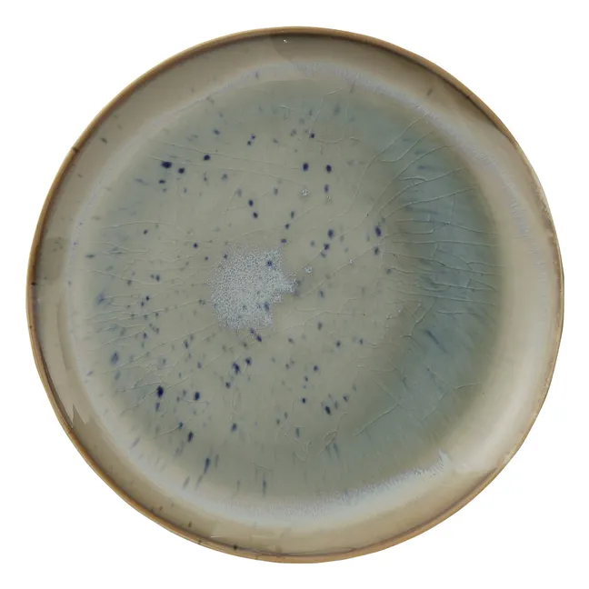 Heather Ceramic Plate - D27 cm | Grey-green