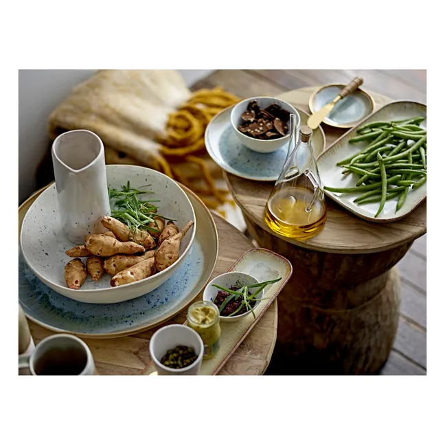 Heather Ceramic Plate - D27 cm | Grey-green