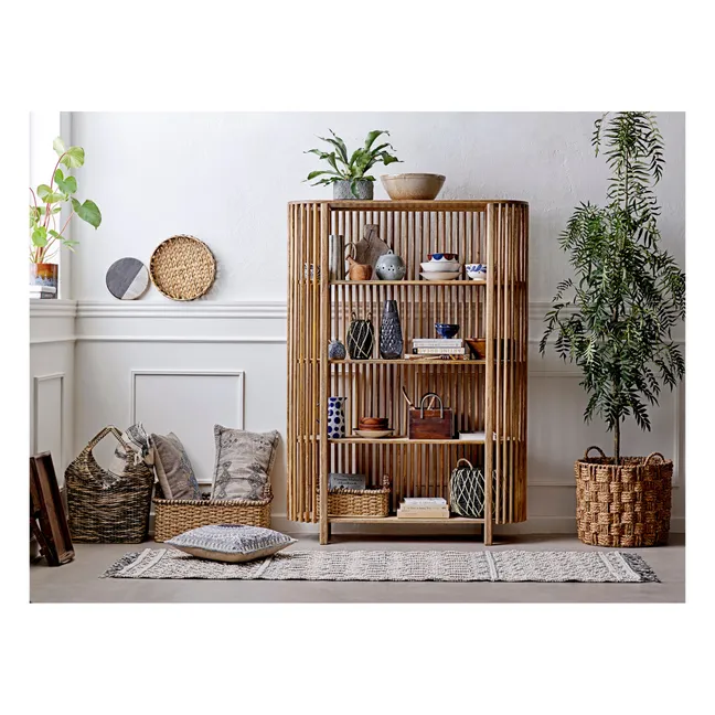 Bibliothèque Sali en bois de manguier