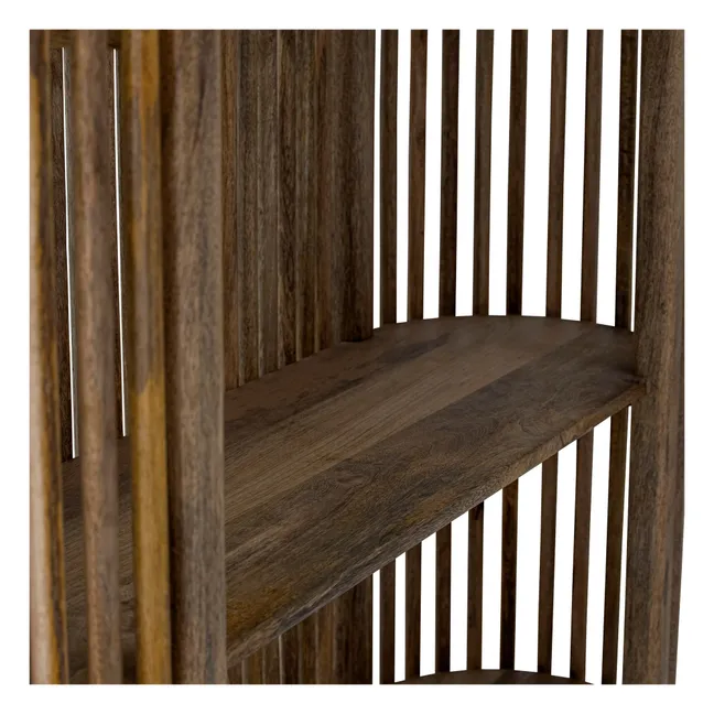 Bibliothèque Sali en bois de manguier