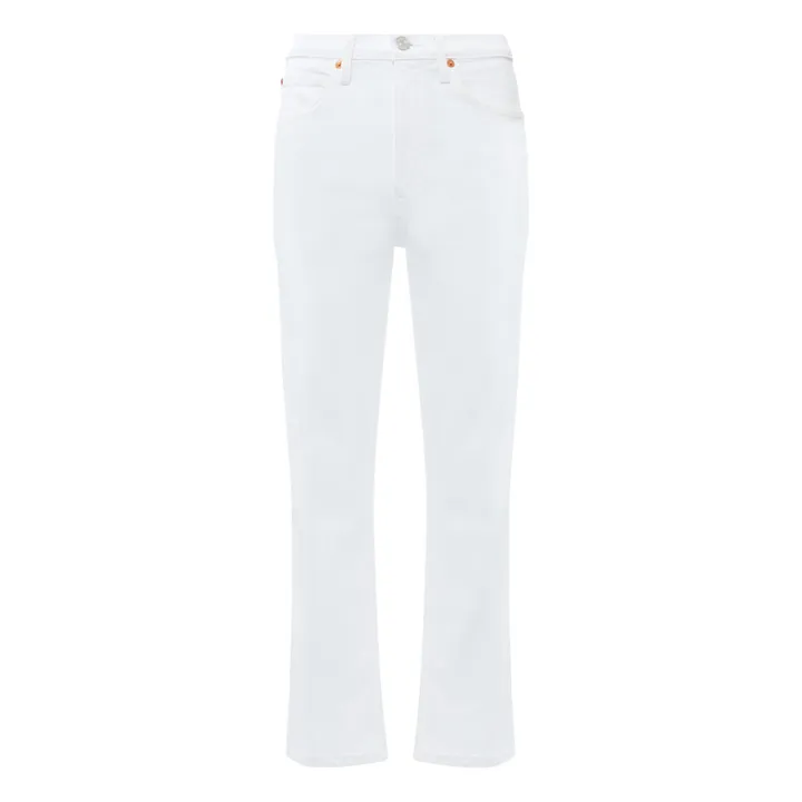 70s Crop Boot Jeans | White- Product image n°0
