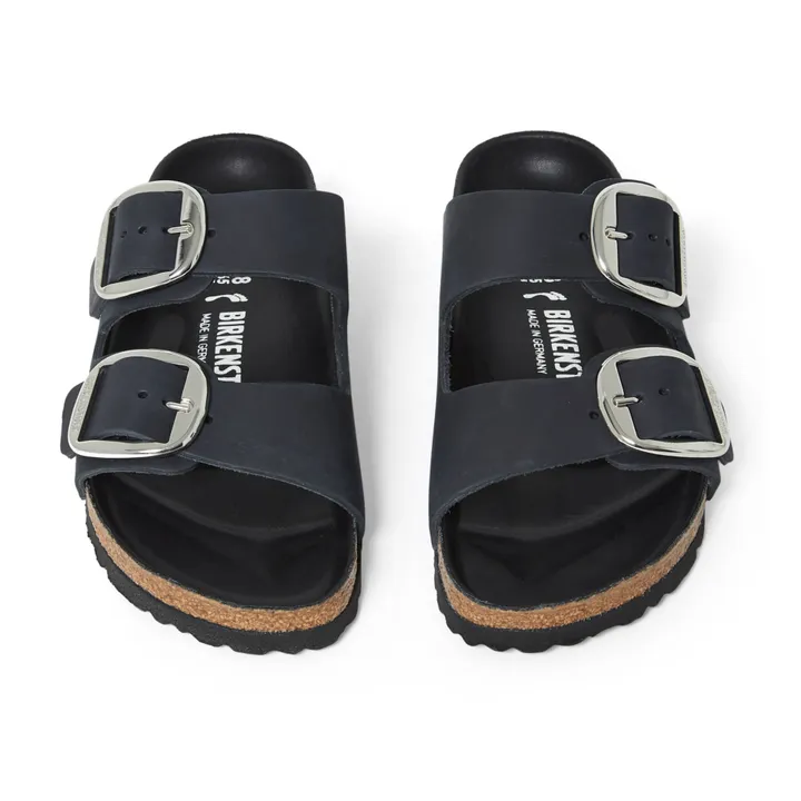 Arizona Big Buckle Oiled Leather Sandals - Adult Collection  | Black- Product image n°5