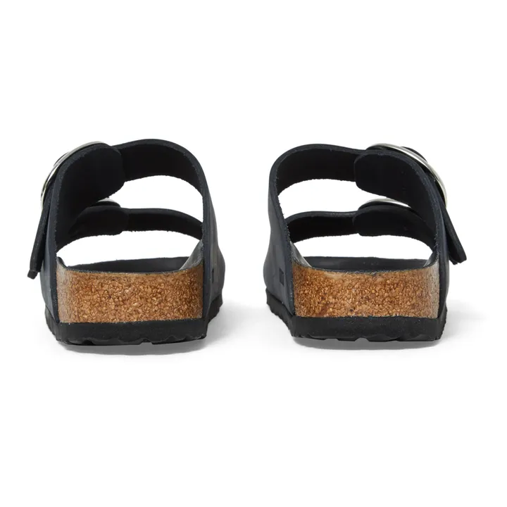 Arizona Big Buckle Oiled Leather Sandals - Adult Collection  | Black- Product image n°6
