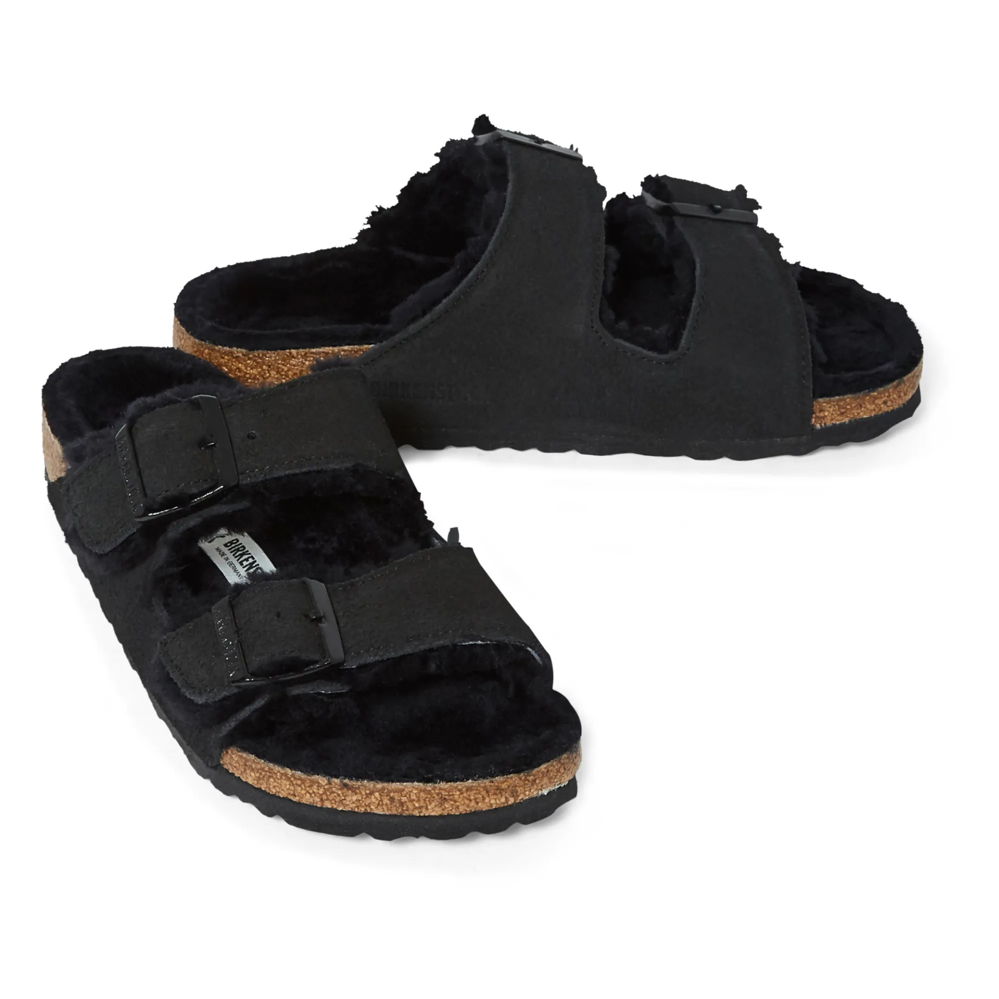 Sandales Arizona Shearling - Collection Adulte  | Noir- Image produit n°3