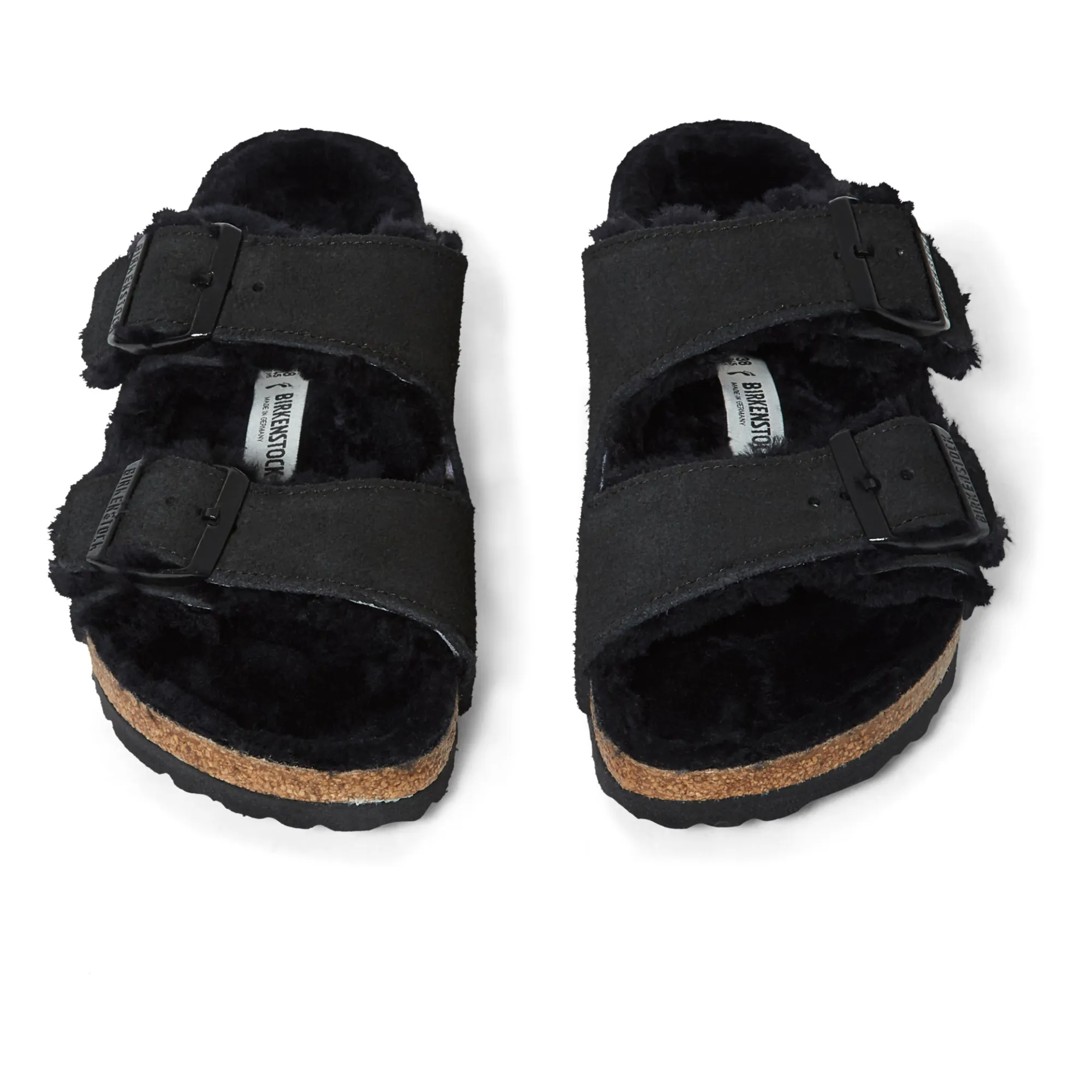 Sandales Arizona Shearling - Collection Adulte  | Noir- Image produit n°5