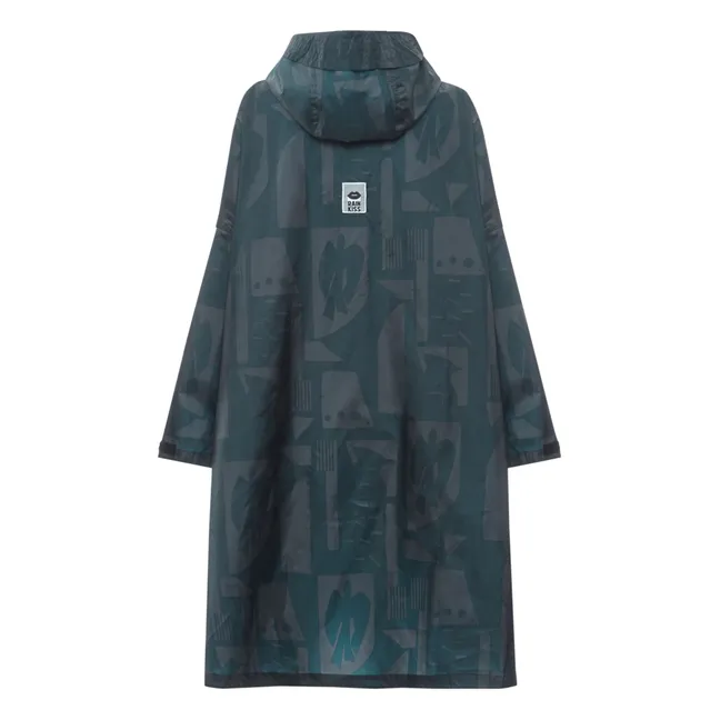Wasserdichtes Cape Art Camo  | Schwarz