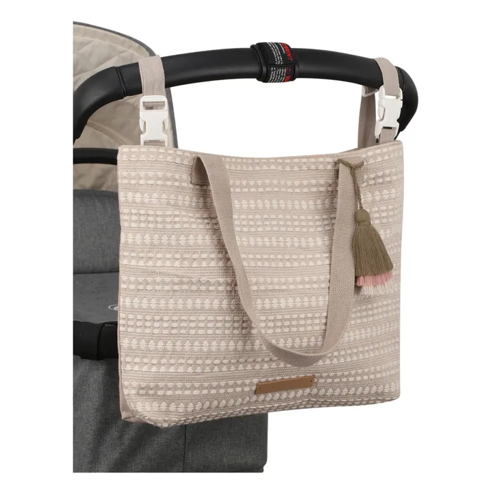 Sac à langer pour poussette | Beige- Image produit n°0