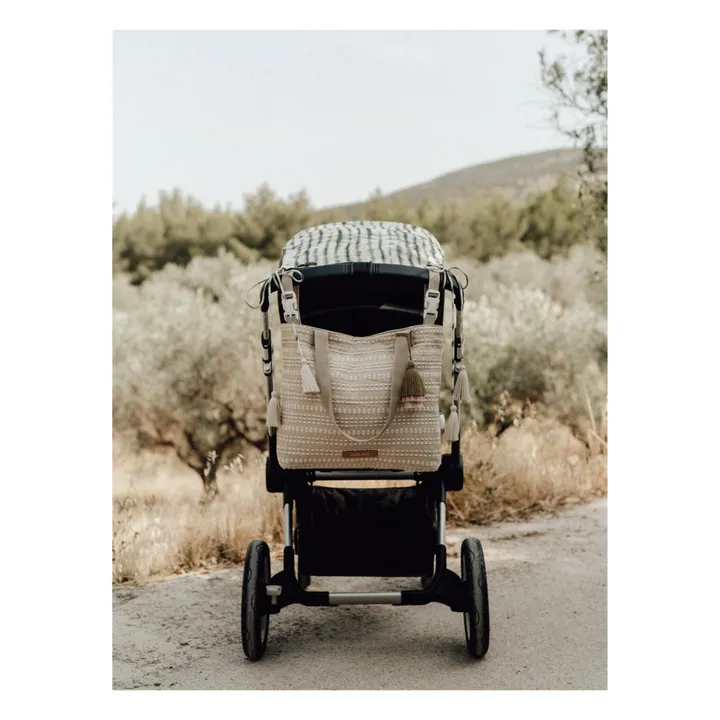 Sac à langer pour poussette | Beige- Image produit n°1